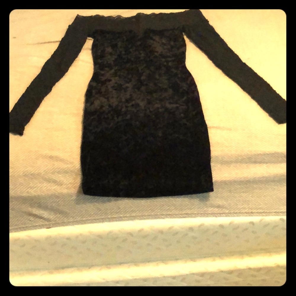 Black  Gladrags velvet and lace dress size small